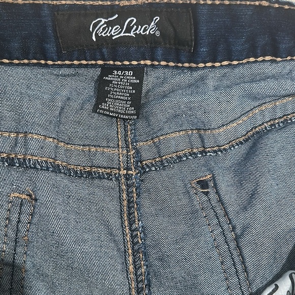 Blue Relaxed Fit Jeans with Vintage Wash - Picture 7 of 7